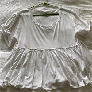 Free People peplum top - XS